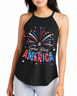 God Bless America Rocker Tank Top