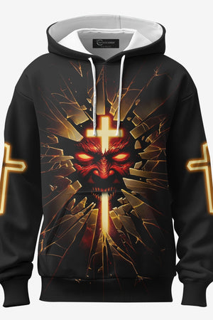 The Devil Is A Liar All Over Print Hoodie