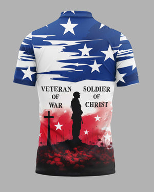 Veteran Of War All Over Print Polo