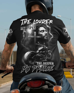 The Louder My Pipes All Over Print T-Shirt
