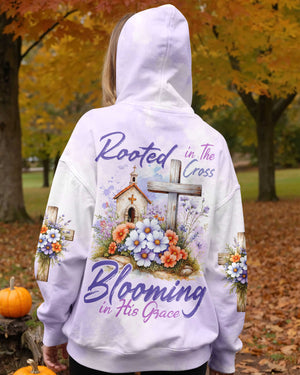 Rooted In The Cross Blooming In His Grace Shirt