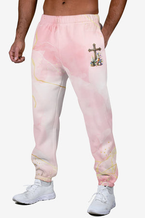 He Is Risen All Over Print Jogger Pants