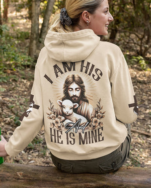 I Am His And He Is Mine All Over Print Zip Hoodie