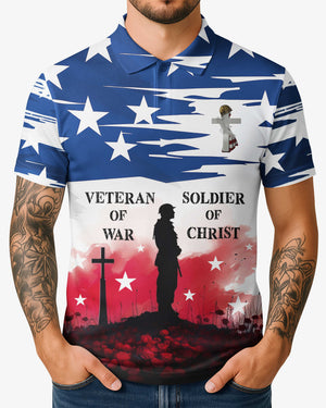 Veteran Of War All Over Print Polo
