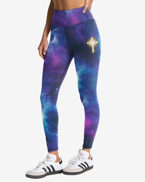 For We Walk By Faith Not By Sight All Over Print Leggings
