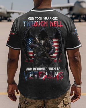 God Took Warriors Through Hell And Returned Them As Veterans Shirt