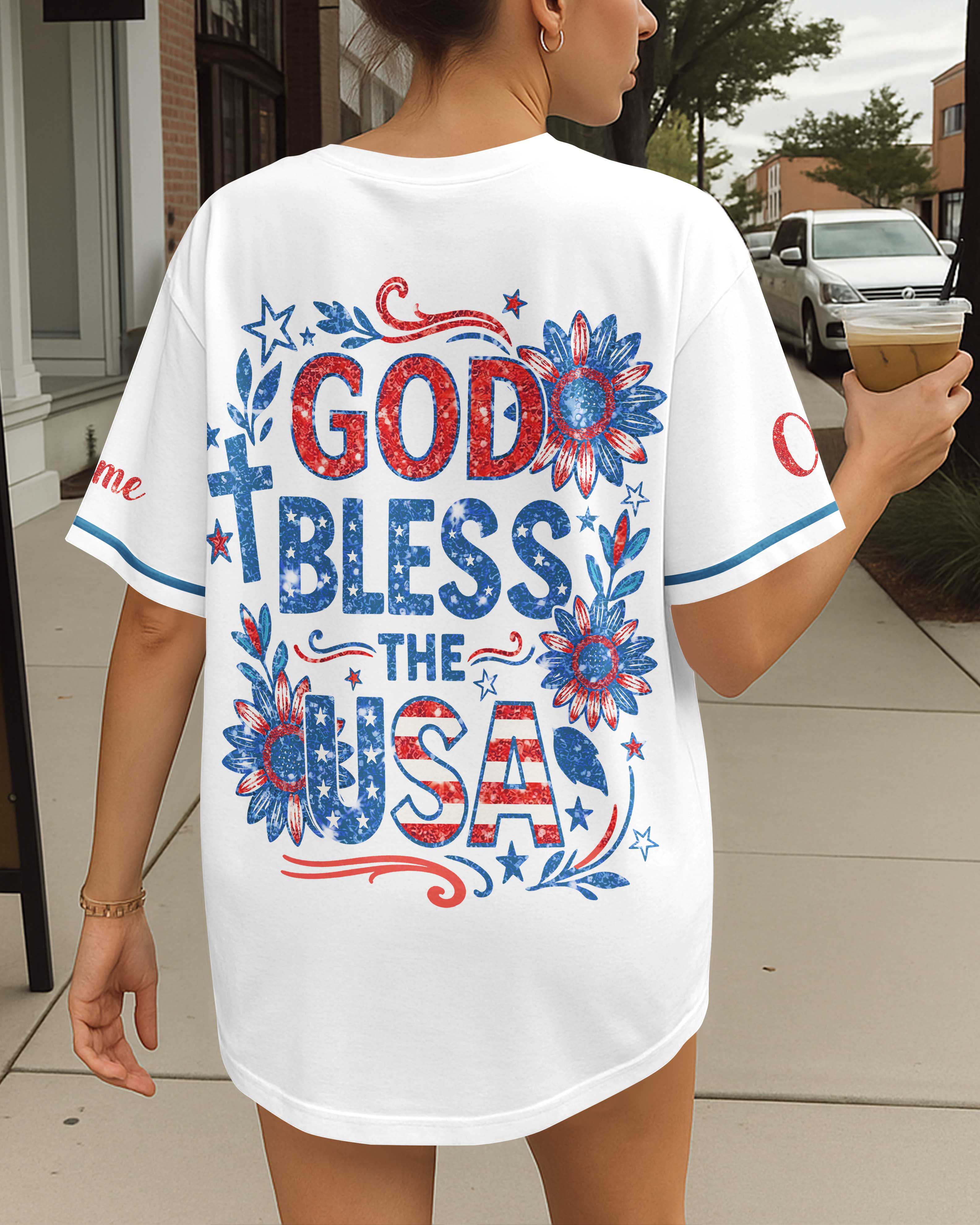America Needs Jesus All Over Print Custom Jersey