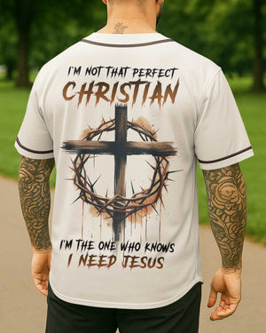I'm Not That Perfect Christian All Over Print Jersey