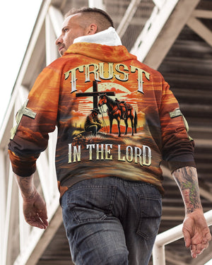 Trust In The Lord All Over Print Zip Hoodie