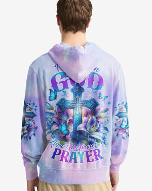 God And The Power Of Prayer All Over Print Hoodie