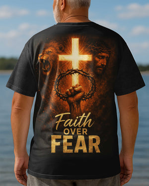 Faith Over Fear All Over Print T-Shirt