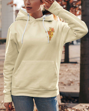 Fall For Jesus He Never Leaves Hoodie