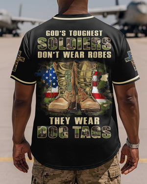 God's Toughest Soldiers Don't Wear Robes Jersey