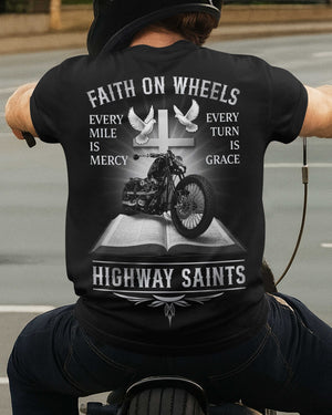 Faith On Wheels All Over Print T-Shirt
