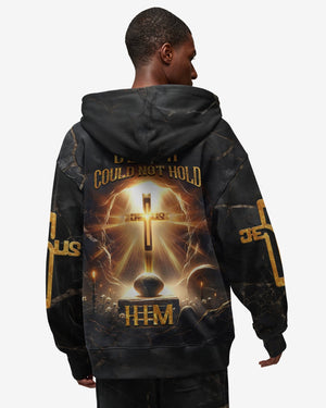 Death Could Not Hold Him All Over Print Zip Hoodie