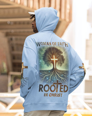Woman Of Faith Rooted In Christ All Over Print Hoodie