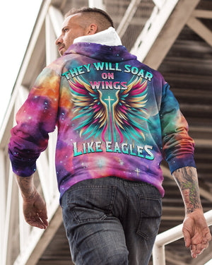 They Will Soar On Wings Like Eagles All Over Print Zip Hoodie