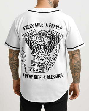 Every Mile A Prayer Grace Over Gears Every Ride A Blessing Jersey