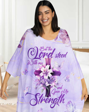 But The Lord Stood With Me All Over Print Sleep Tee