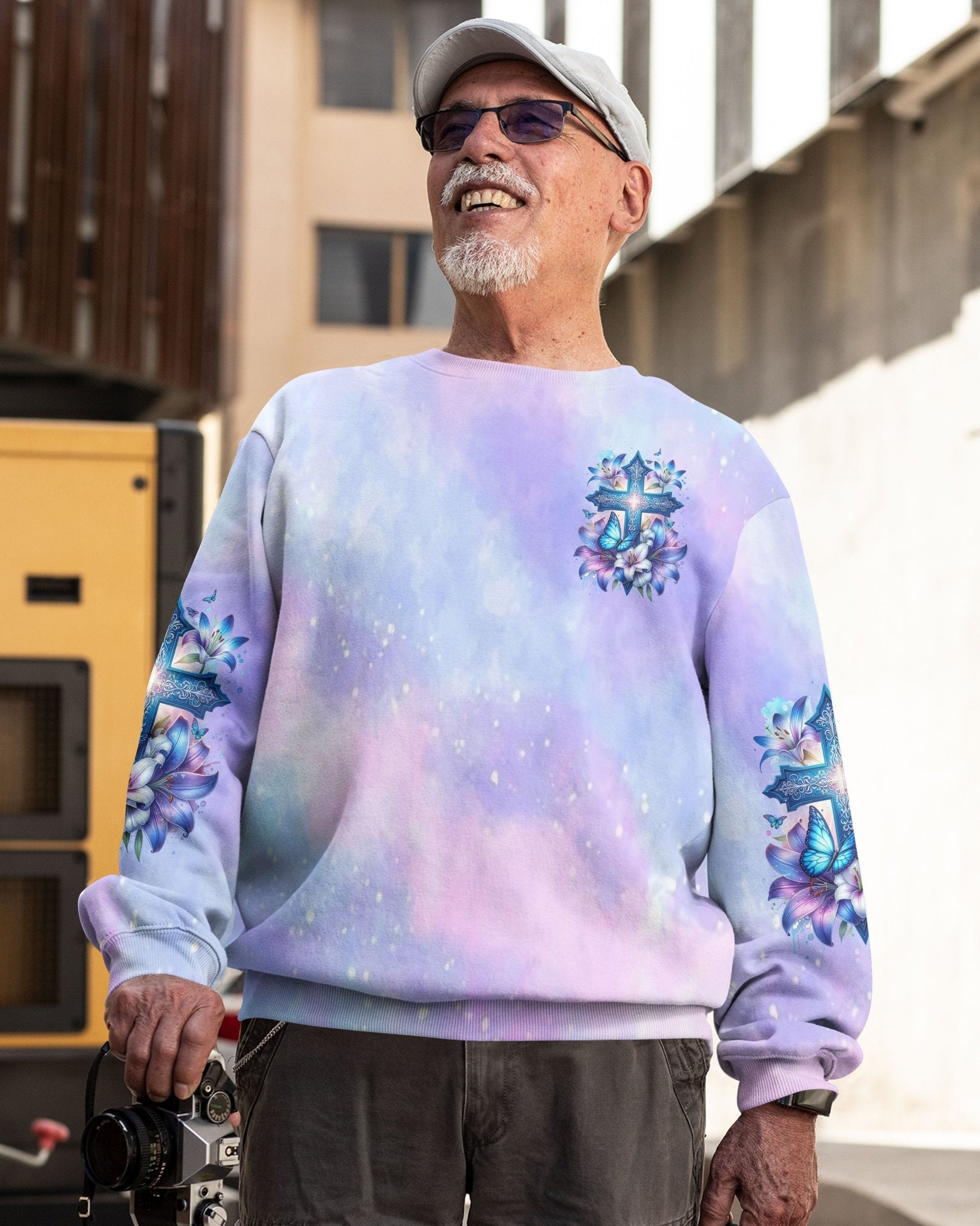 God And The Power Of Prayer All Over Print Sweater