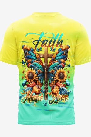 Faith Hope Love All Over Print T-shirt
