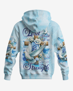 Lord Stood With Me And Gave Me Strength All Over Print Zip Hoodie