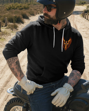 Speed In The Flames All Over Print Hoodie