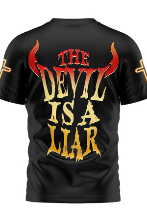 The Devil Is A Liar All Over Print T-shirt