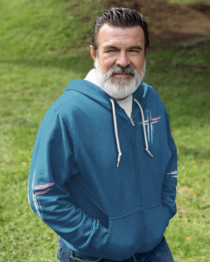 Unchanging In A Changing World All Over Print Zip Hoodie