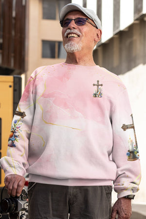 He Is Risen All Over Print Sweater
