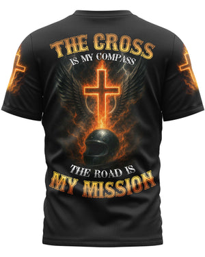 The Cross Is My Compass All Over Print T-Shirt