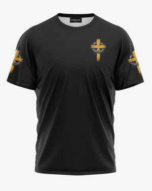 The Reason I'm Old And Wise Is Because God Protected Me When I Was Young And Stupid All Over Print T-Shirt