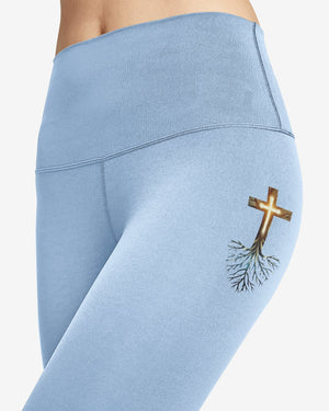 Woman Of Faith Rooted In Christ All Over Print Leggings