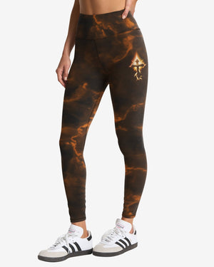 A Child Of God A Man Of Faith A Warrior Of Christ All Over Print Leggings