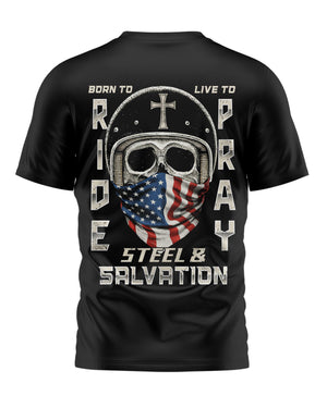 Born To Ride All Over Print T-Shirt