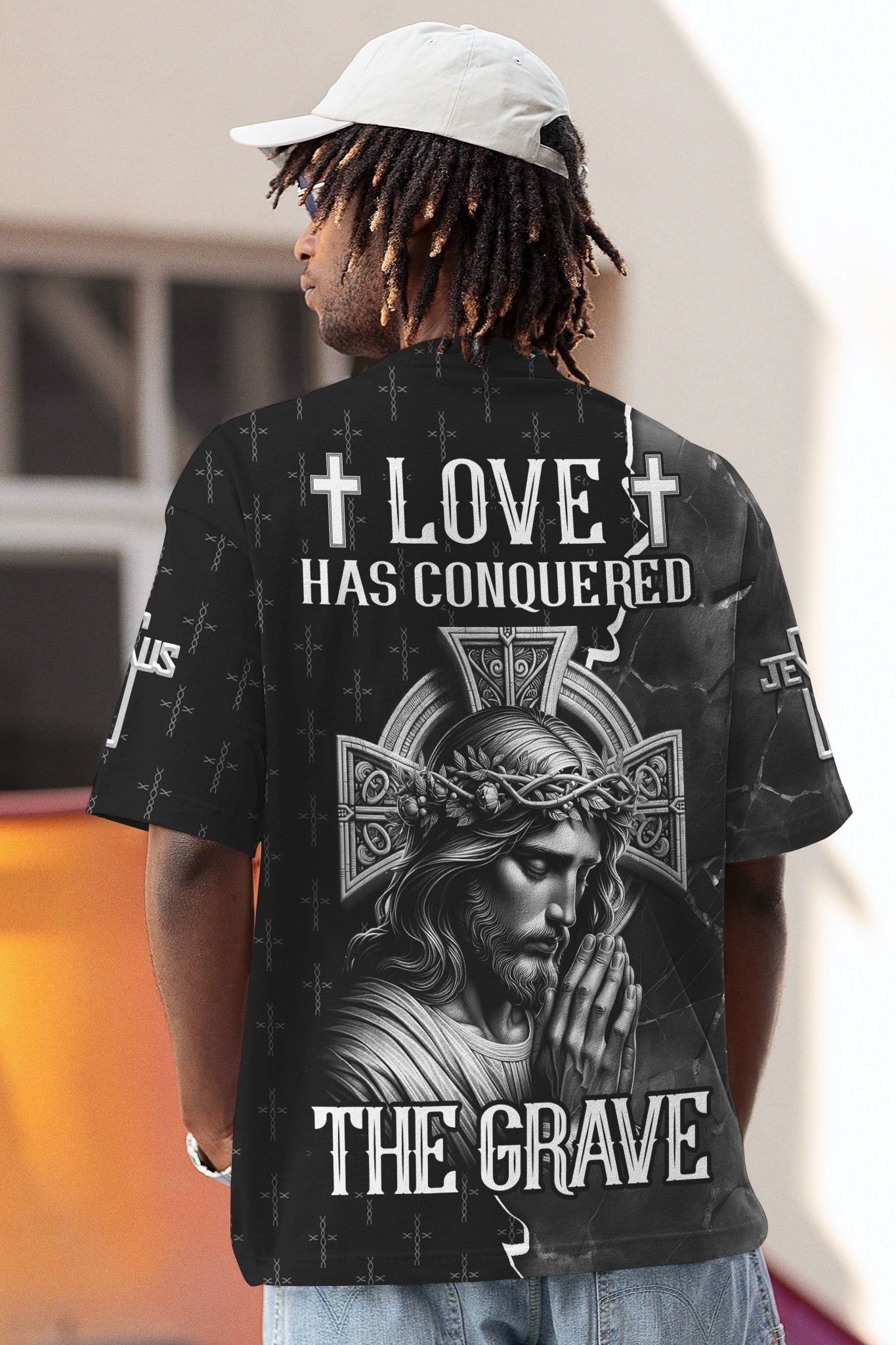 Love Has Conquered The Grave All Over Print T-shirt