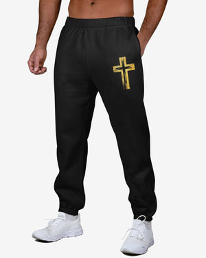 God Steps In Miracles Happen All Over Print Jogger Pants