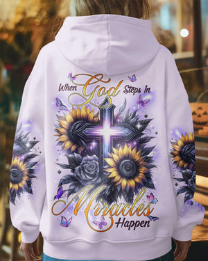 When God Steps In Miracles Happen Shirts