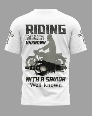 Riding Roads Unknown All Over Print T-Shirt