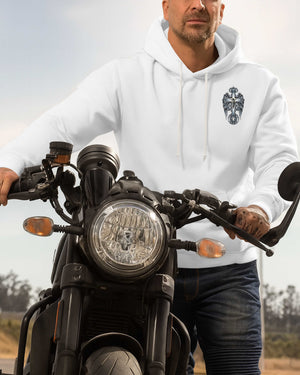 I Am A Simple Man I Like Motorcycles And Believe In Jesus Hoodie