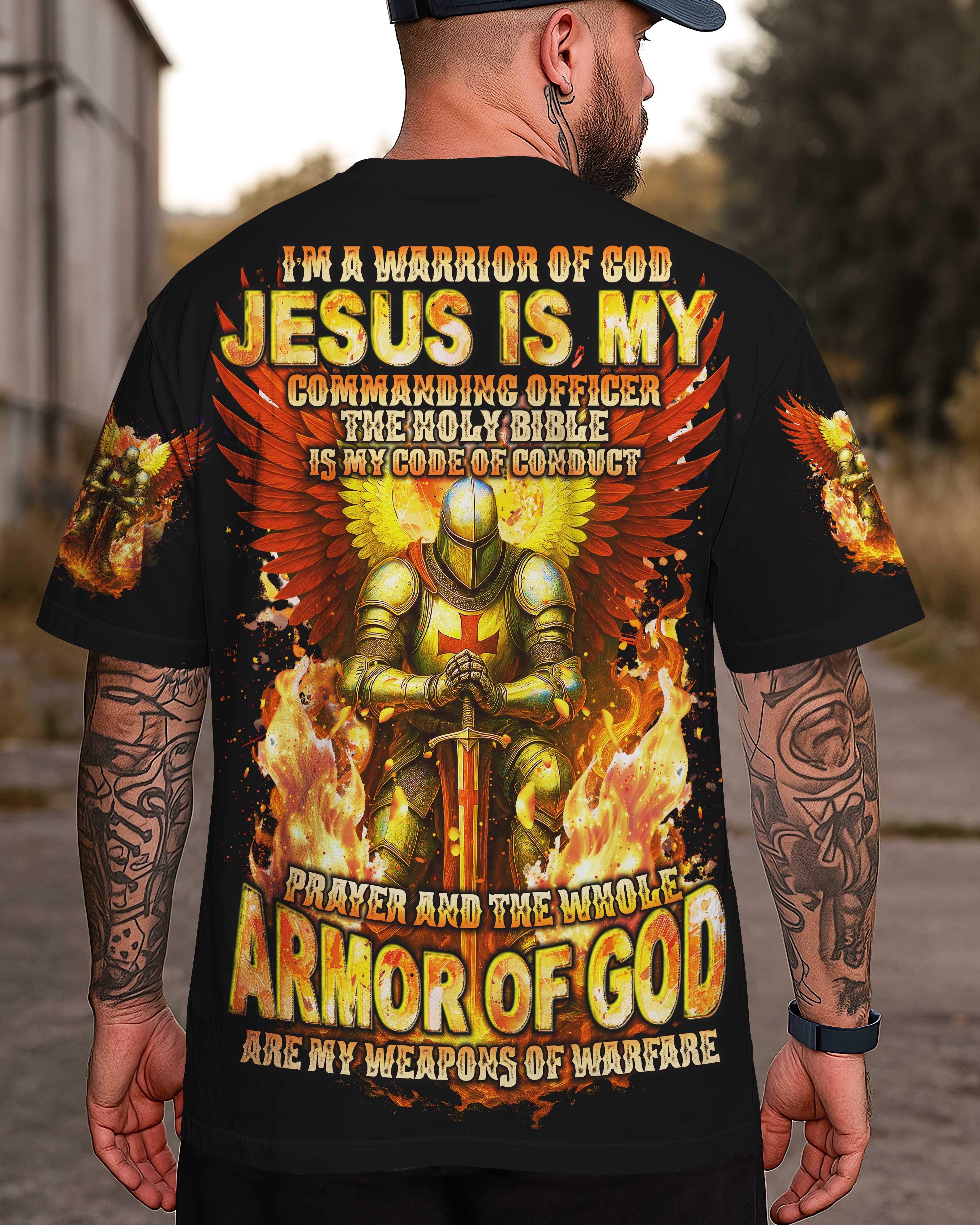 I Am A Warrior Of God All Over Print T-Shirt