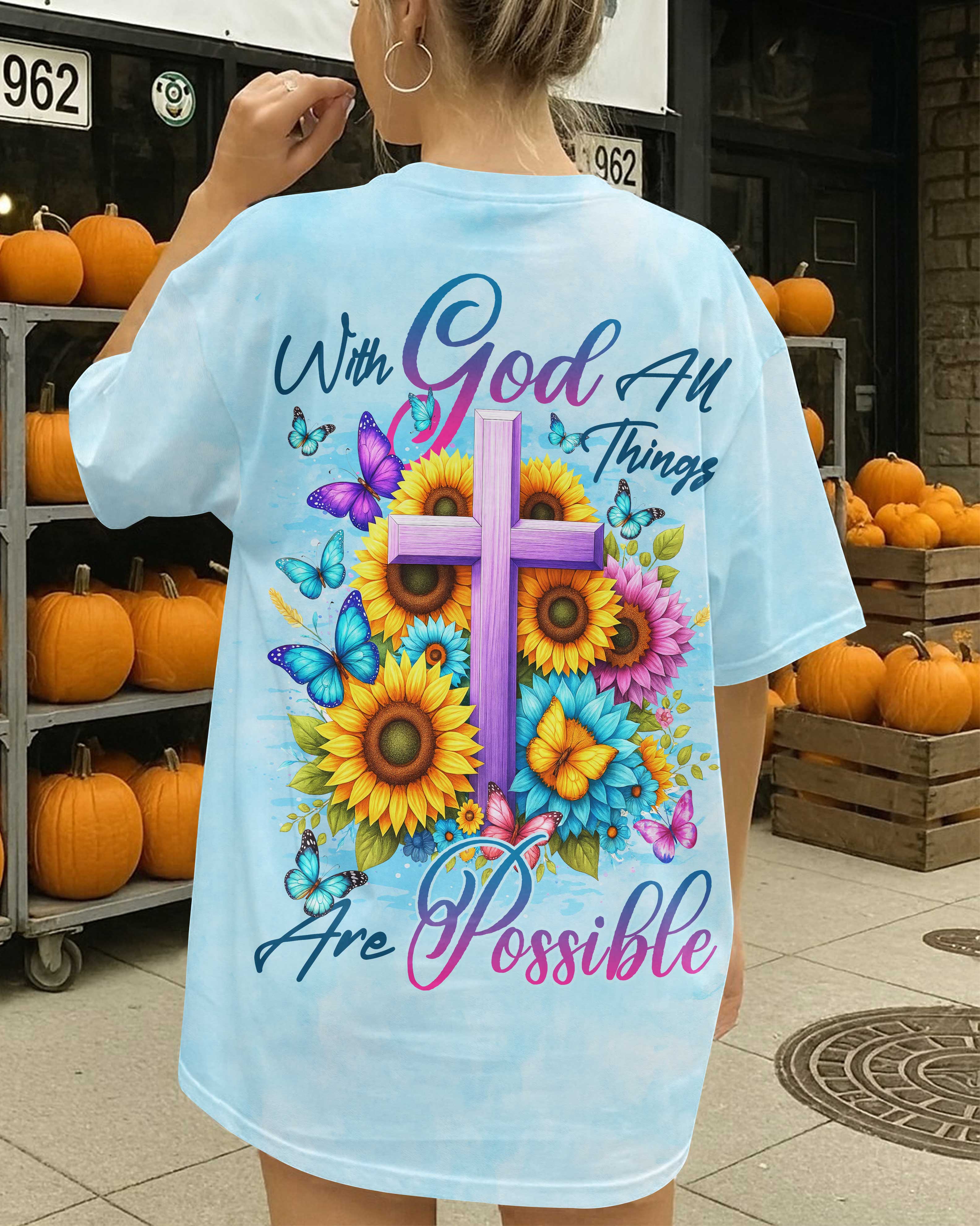 With God All Things Are Possible Shirts