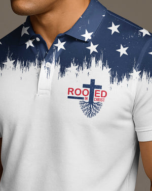 One Nation Under God All Over Print Polo Shirt