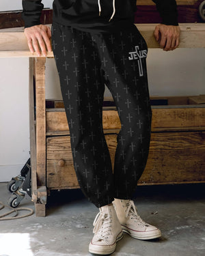Love Has Conquered The Grave All Over Print Jogger Pants