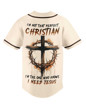 I'm Not That Perfect Christian All Over Print Jersey