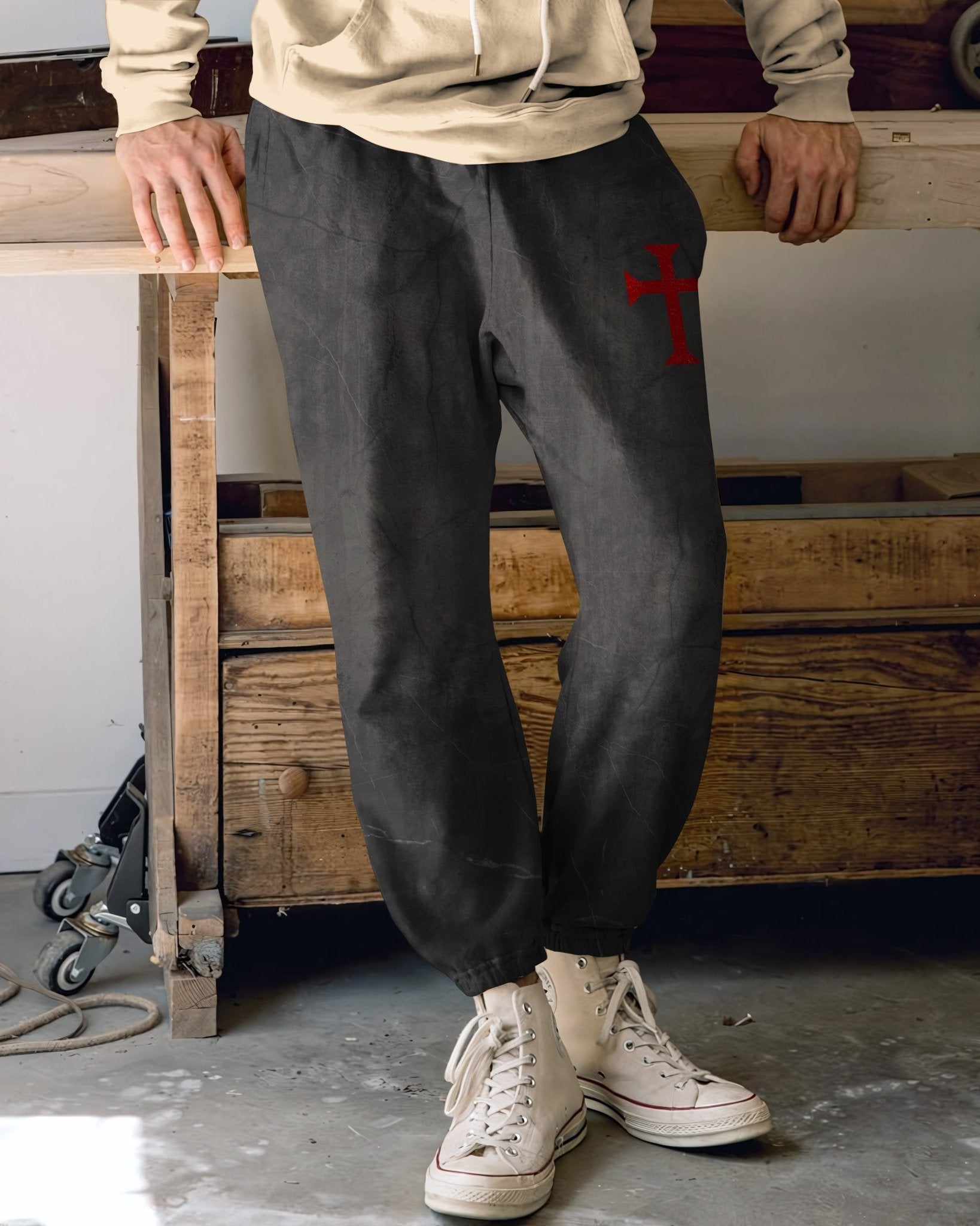 Let Your Faith Be Bigger Than Your Fear All Over Print Jogger Pants