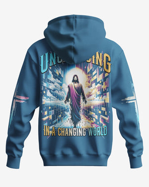 Unchanging In A Changing World All Over Print Zip Hoodie