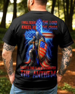 I Will Serve The Lord All Over Print T-Shirt