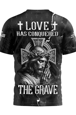 Love Has Conquered The Grave All Over Print T-shirt