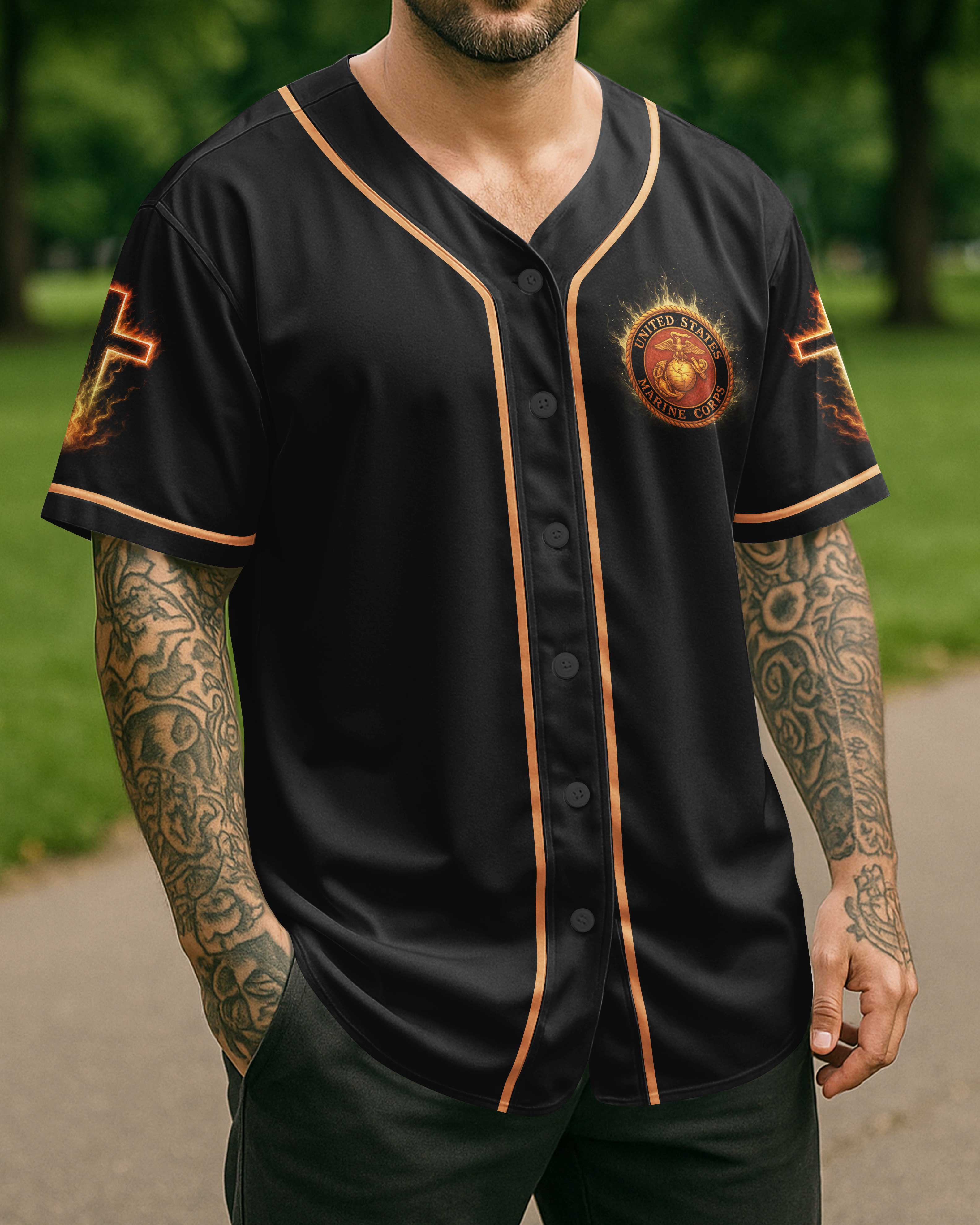 Blood Sweat And Grace All Over Print Jersey